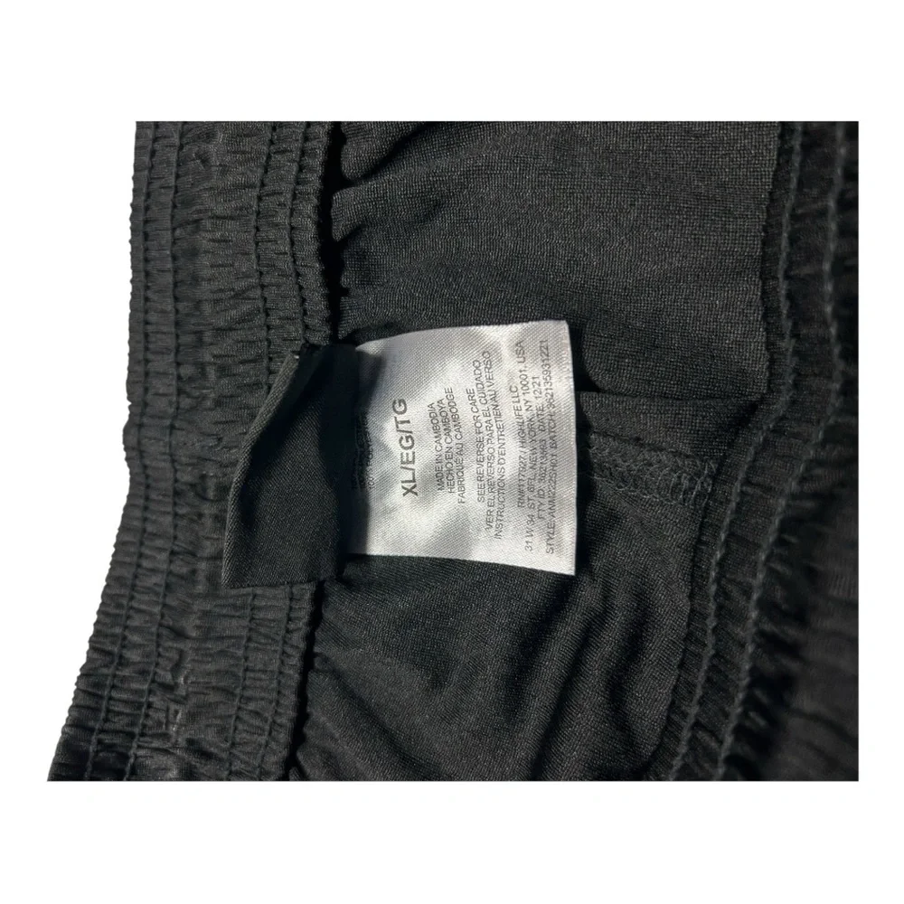 AND1 Men’s Basketball Shorts Black Red XL NWT Gym Workout Drawstring Activewear - Picture 5 of 6